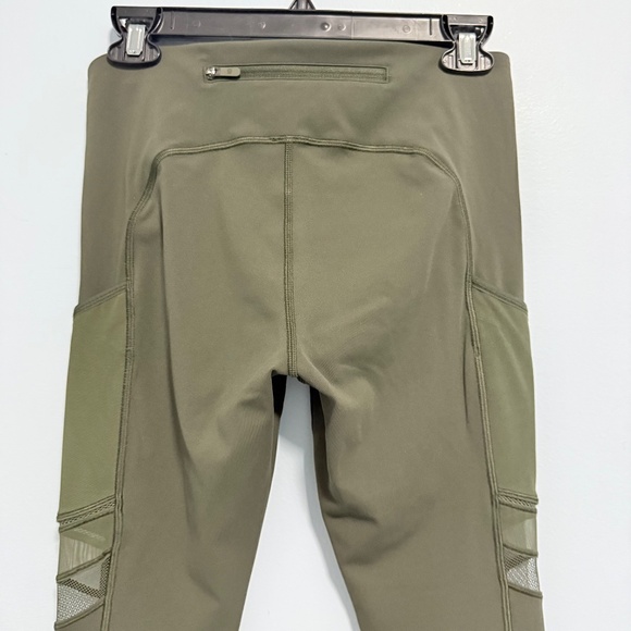 Lululemon Speed Up Tight *Mesh 28" Camo Green Size 6 - Picture 4 of 11